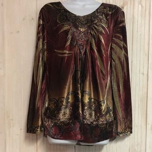 Style & Co. | Women’s Velvet Long Sleeve Top